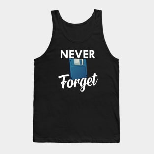 Diskette - Never forget Tank Top